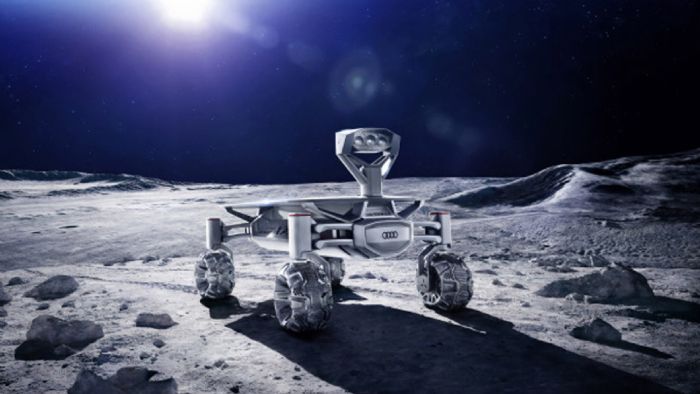 Το Audi Lunar Quattro διαθέτει ένα ρυθμιζόμενο ηλιακό πάνελ, καθώς και μπαταρίες λιθίου, οι οποίες κινούν τα τέσσερα μοτέρ τα οποία είναι προσαρτημένα σε κάθε τροχό. 
